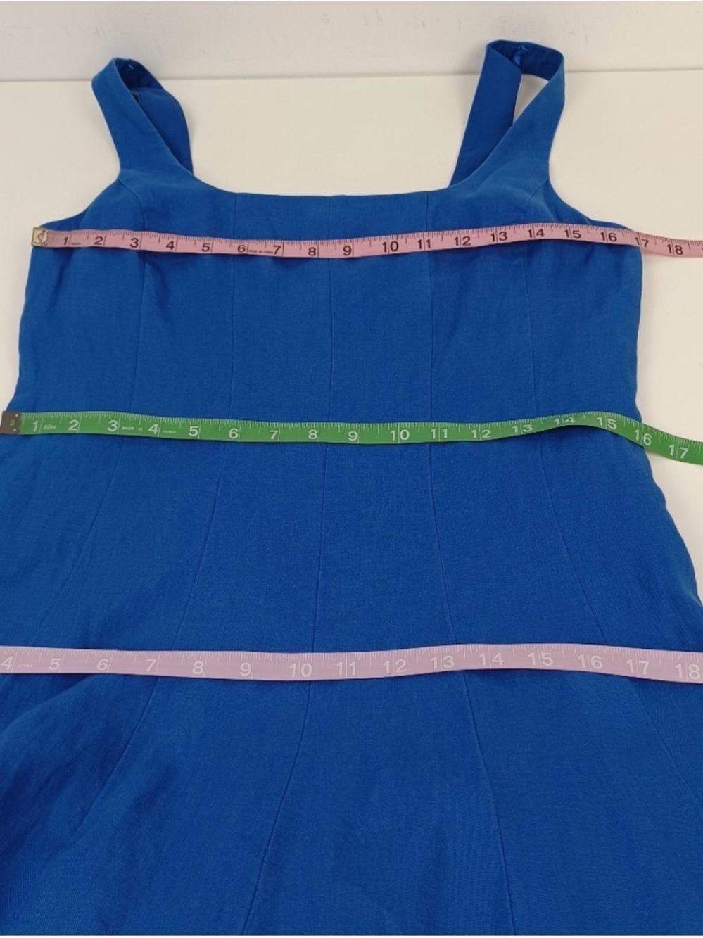 💕EUC Lilly Pulitzer Vibrant Calina Blue Midi Dress - Picture 9 of 9